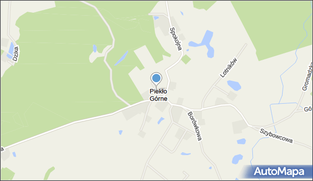 Piekło Górne, Do Studni, mapa Piekło Górne