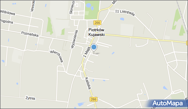 Piotrków Kujawski, Dolna, mapa Piotrków Kujawski