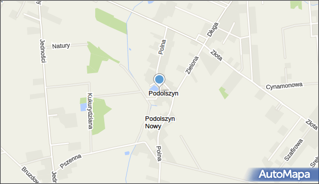 Podolszyn, Dolna, mapa Podolszyn