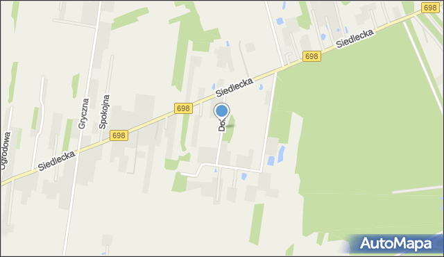 Stok Lacki, Dolina Liwca, mapa Stok Lacki