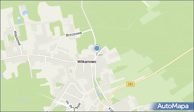 Wilkanowo gmina Świdnica, Dolina Zielona, mapa Wilkanowo gmina Świdnica