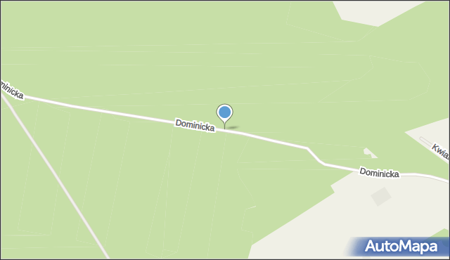 Włoszakowice, Dominicka, mapa Włoszakowice