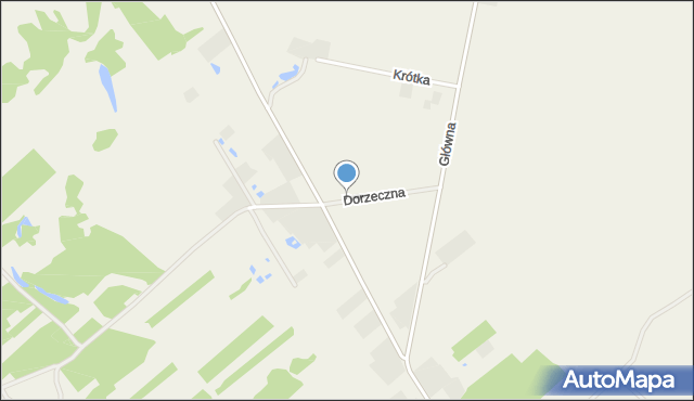 Zapolice powiat zduńskowolski, Dorzeczna, mapa Zapolice powiat zduńskowolski