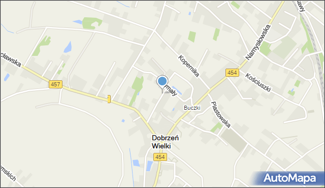 Dobrzeń Wielki, Drzymały, mapa Dobrzeń Wielki