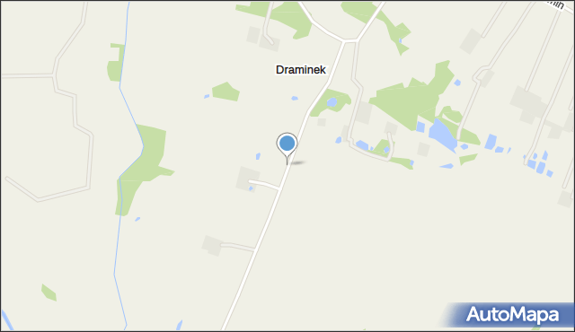 Draminek, Draminek, mapa Draminek