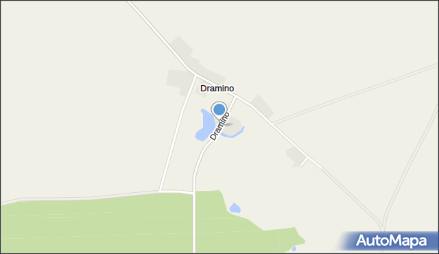 Dramino, Dramino, mapa Dramino