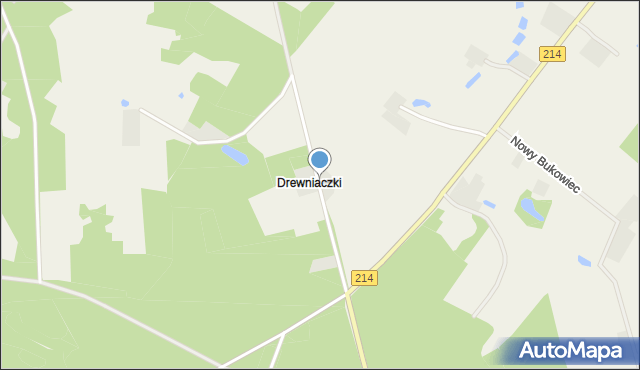 Drewniaczki, Drewniaczki, mapa Drewniaczki