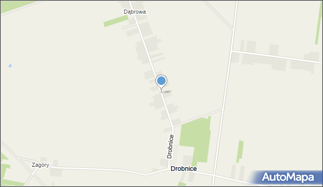 Drobnice, Drobnice, mapa Drobnice