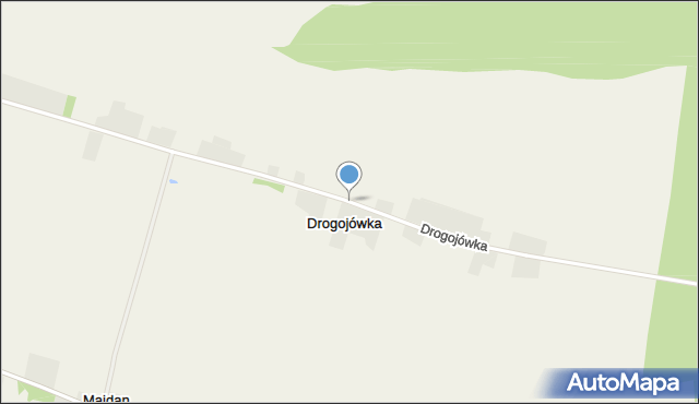 Drogojówka, Drogojówka, mapa Drogojówka