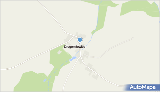 Drogomiłowice, Drogomiłowice, mapa Drogomiłowice