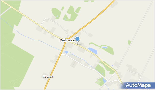 Drołtowice, Drołtowice, mapa Drołtowice