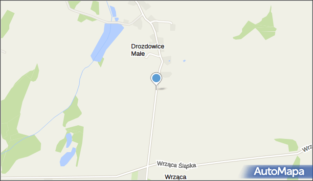 Drozdowice Małe, Drozdowice Małe, mapa Drozdowice Małe