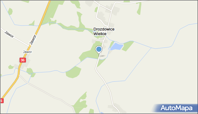 Drozdowice Wielkie, Drozdowice Wielkie, mapa Drozdowice Wielkie