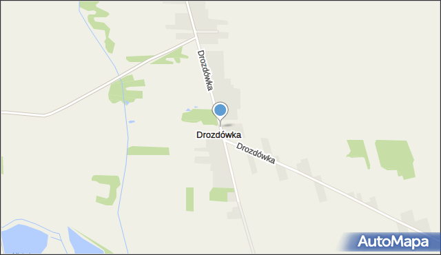 Drozdówka, Drozdówka, mapa Drozdówka