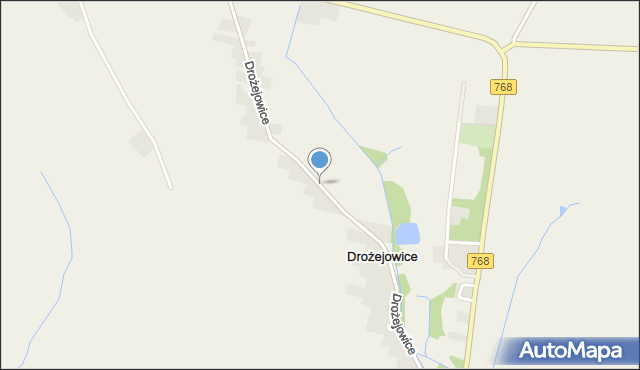 Drożejowice, Drożejowice, mapa Drożejowice