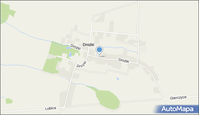 Drożki, Drożki, mapa Drożki