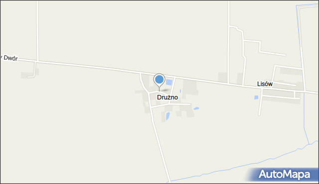 Drużno, Drużno, mapa Drużno