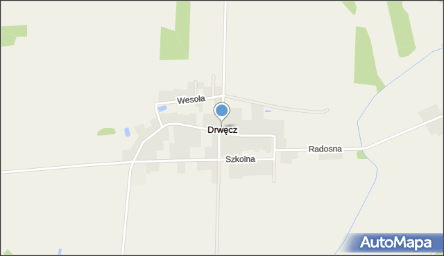 Drwęcz, Drwęcz, mapa Drwęcz