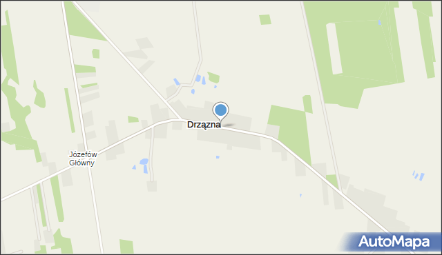 Drzązna, Drzązna, mapa Drzązna