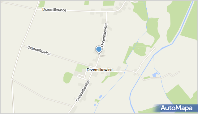 Drzemlikowice, Drzemlikowice, mapa Drzemlikowice