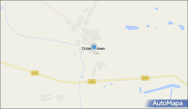 Drzewianowo, Drzewianowo, mapa Drzewianowo