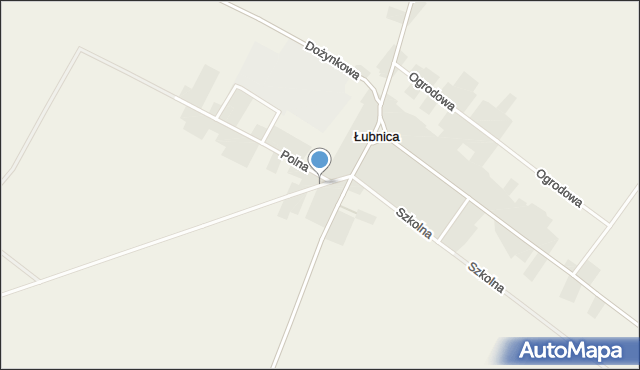 Łubnica gmina Wielichowo, Drzymały Michała, mapa Łubnica gmina Wielichowo