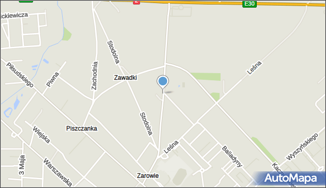 Międzyrzec Podlaski, Drohicka, mapa Międzyrzec Podlaski