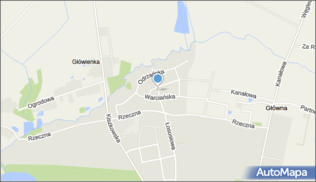 Pobiedziska, Drawska, mapa Pobiedziska