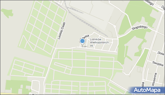 Poznań, Drzewieckiego Stefana, mapa Poznania