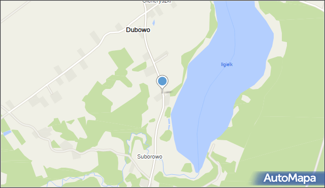 Dubowo gmina Sejny, Dubowo, mapa Dubowo gmina Sejny