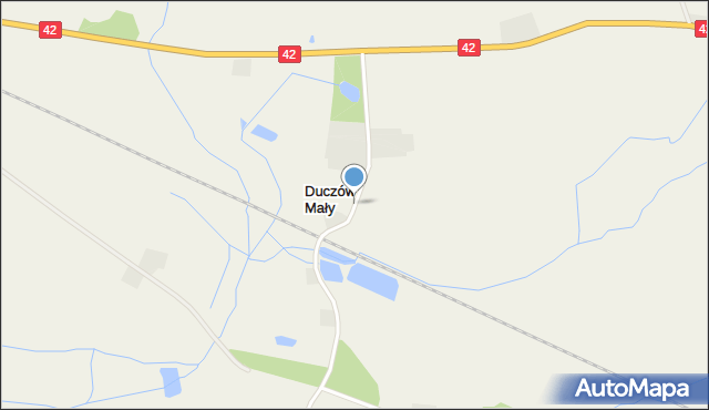 Duczów Mały, Duczów Mały, mapa Duczów Mały