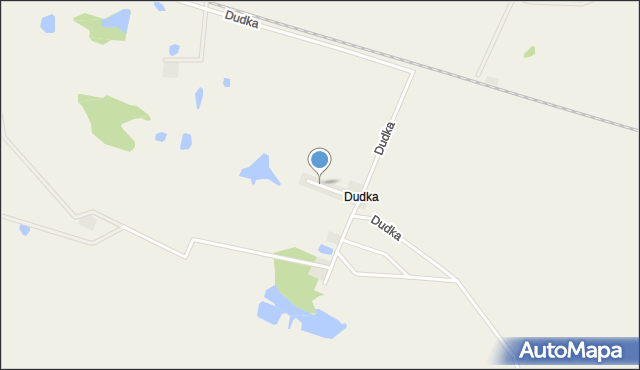 Dudka gmina Wydminy, Dudka, mapa Dudka gmina Wydminy