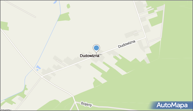 Dudowizna, Dudowizna, mapa Dudowizna