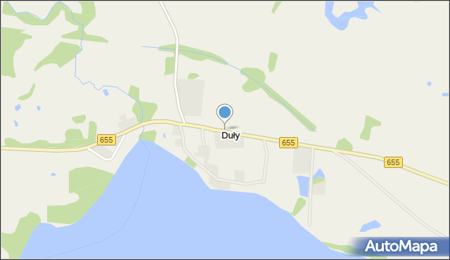 Duły, Duły, mapa Duły