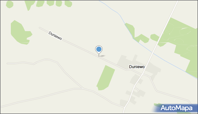 Duniewo, Duniewo, mapa Duniewo