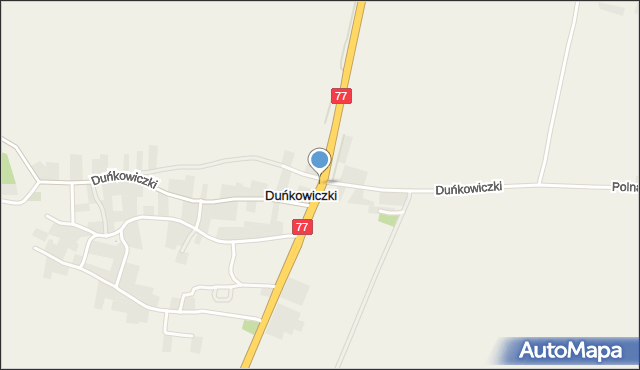 Duńkowiczki, Duńkowiczki, mapa Duńkowiczki