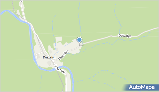 Duszatyn, Duszatyn, mapa Duszatyn