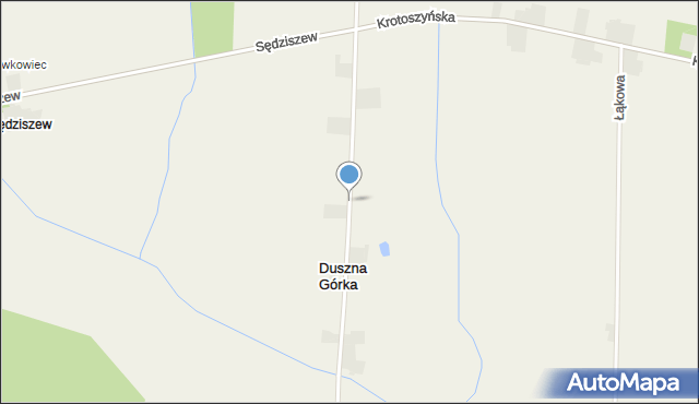 Duszna Górka, Duszna Górka, mapa Duszna Górka