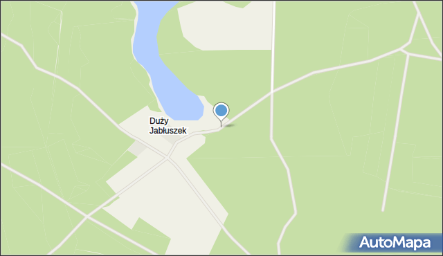 Duży Jabłuszek, Duży Jabłuszek, mapa Duży Jabłuszek