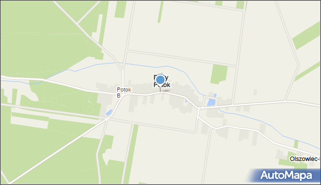 Duży Potok, Duży Potok, mapa Duży Potok