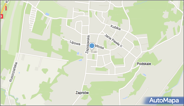 Połaniec powiat staszowski, Dunin-Wąsowicza, rtm., mapa Połaniec powiat staszowski