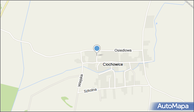Ciochowice, Dworcowa, mapa Ciochowice
