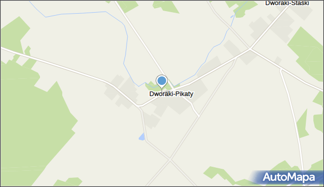 Dworaki-Pikaty, Dworaki-Pikaty, mapa Dworaki-Pikaty