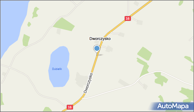 Dworczysko gmina Sejny, Dworczysko, mapa Dworczysko gmina Sejny