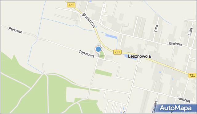 Lesznowola powiat piaseczyński, Dworkowa, mapa Lesznowola powiat piaseczyński
