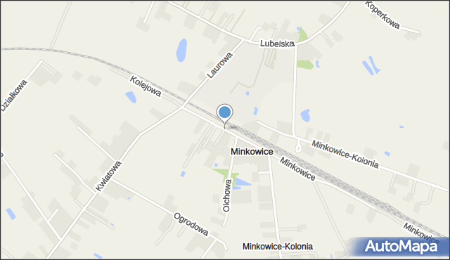 Nowy Krępiec, Dworcowa, mapa Nowy Krępiec