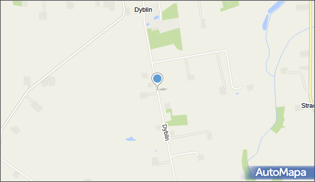 Dyblin, Dyblin, mapa Dyblin
