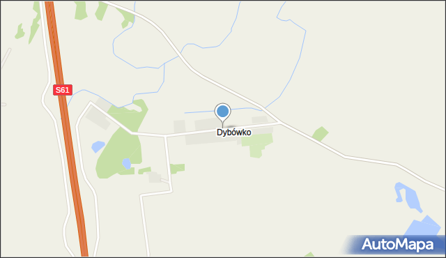 Dybówko, Dybówko, mapa Dybówko