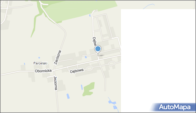 Dębe gmina Lubasz, Działkowa, mapa Dębe gmina Lubasz