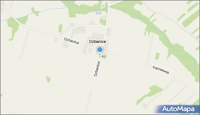 Dzbanice, Dzbanice, mapa Dzbanice